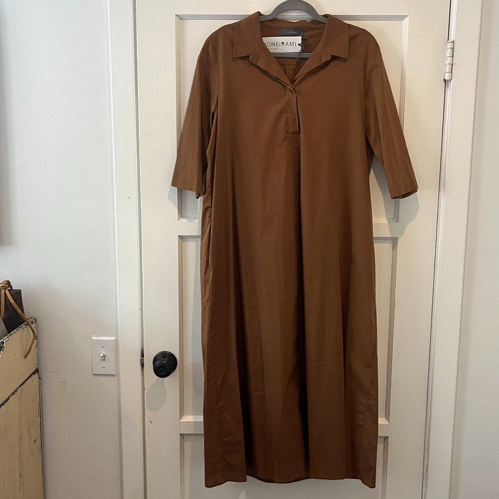 Neirami Caftan Long Dress XL Tobacco with tags